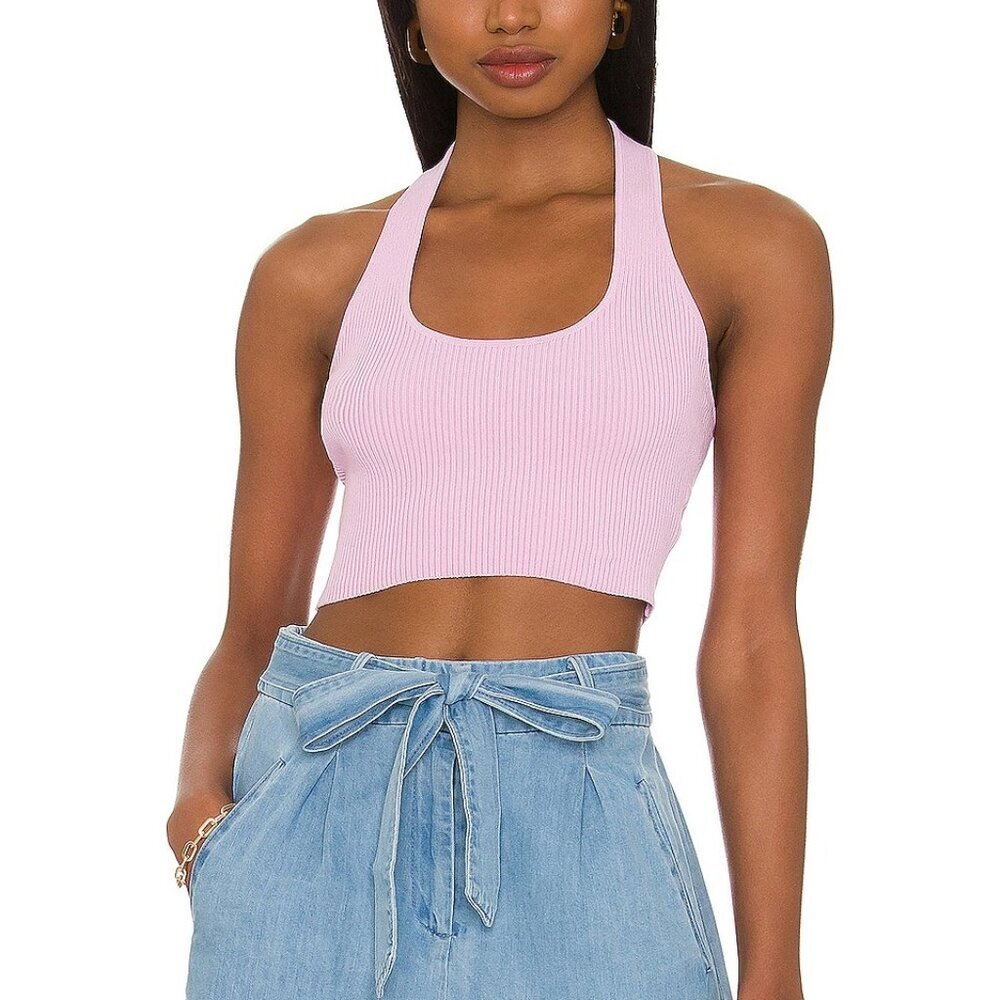 All The Ways Tessa Halter Top - Lilac - Size Medium